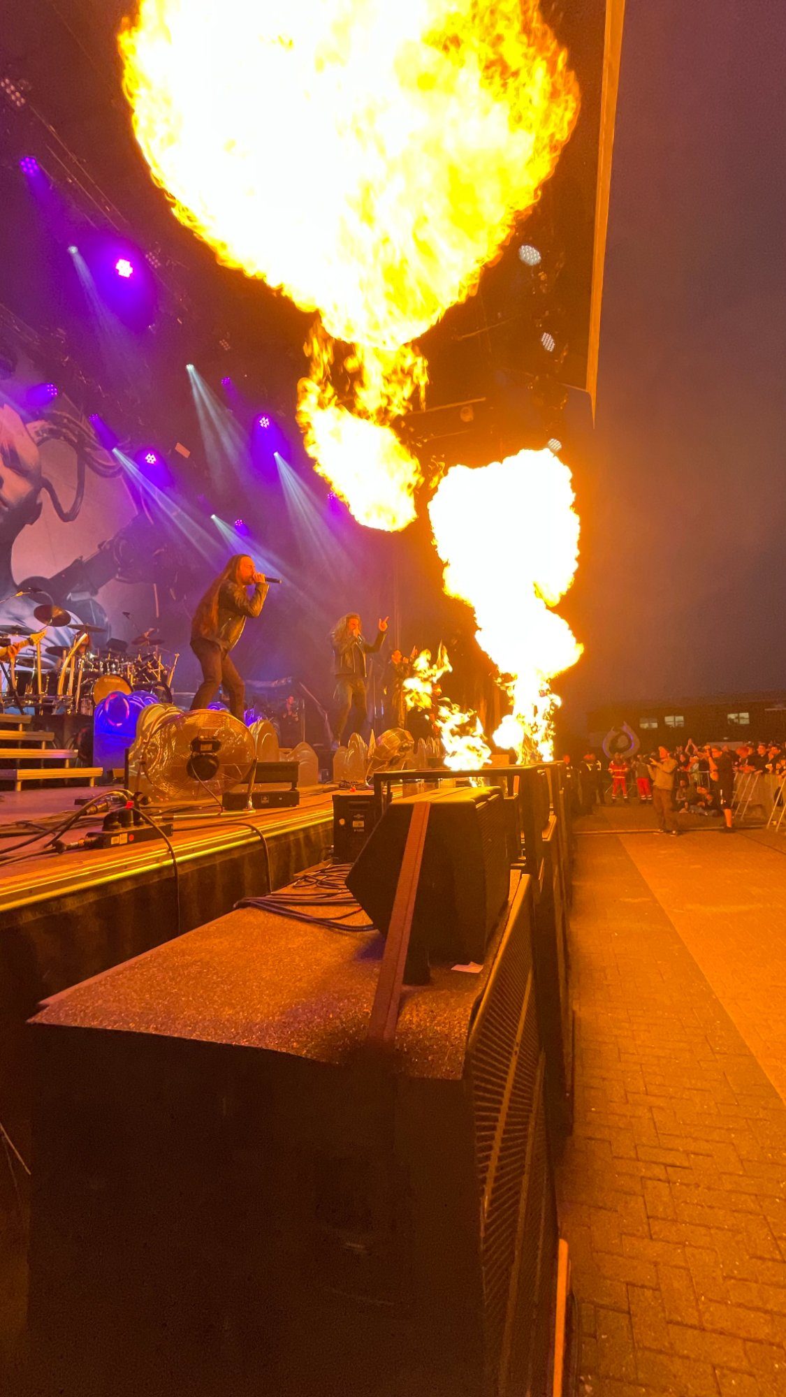 TBL-Music backstage Flammeneffekt